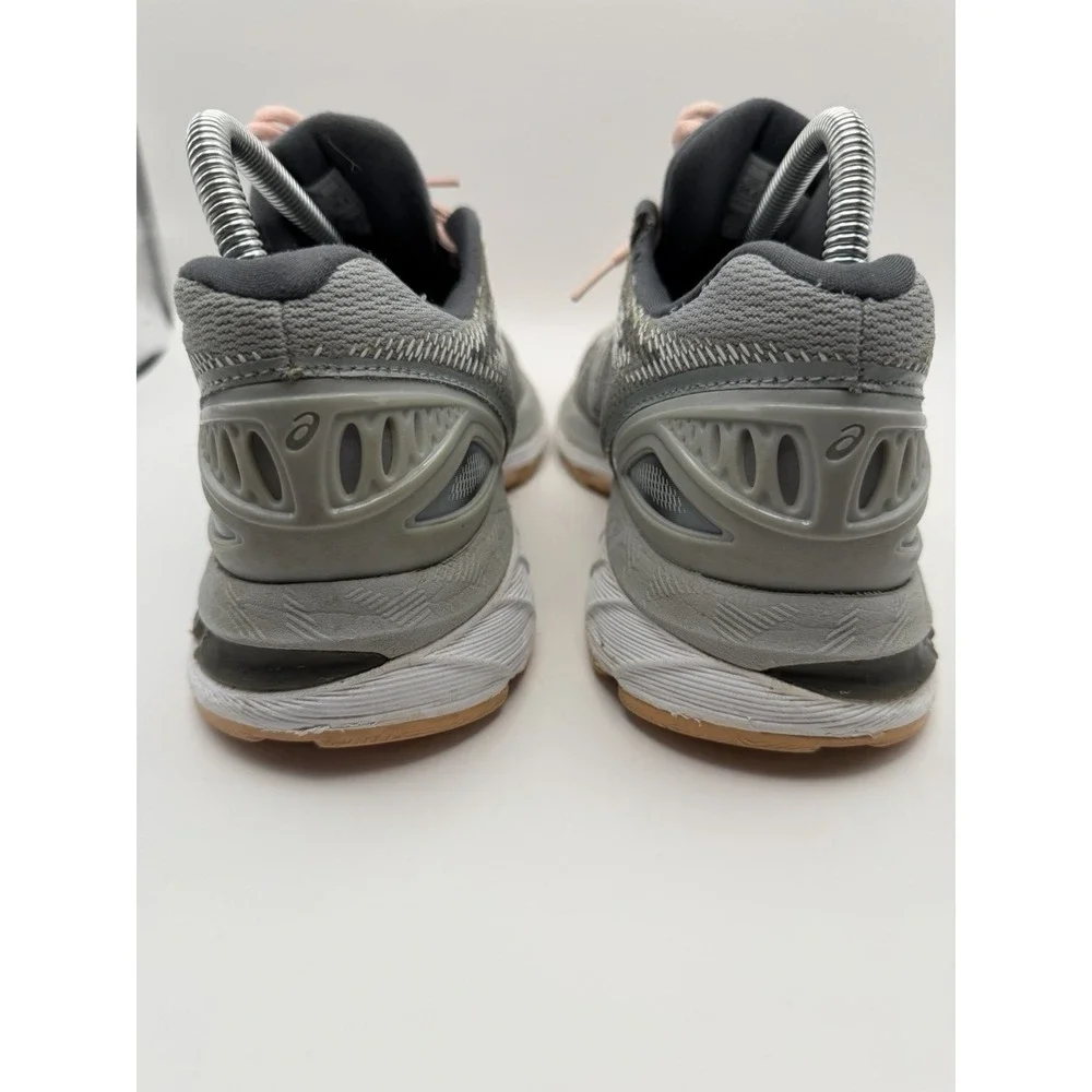 ASICS GEL-Nimbus 20 Running Shoes Women's Size 8 Gray Pink Athletic Sneakers